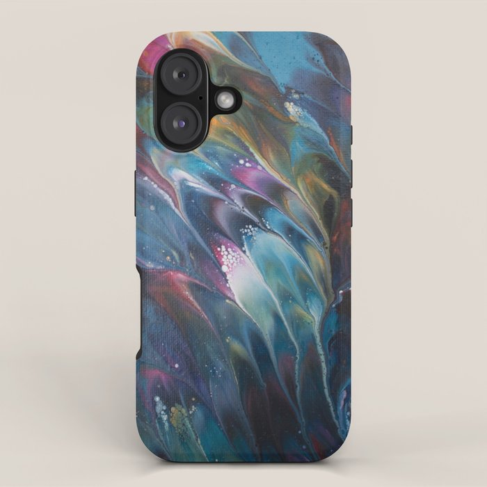 Multi Feather Splash iPhone Case Gallery Image 1