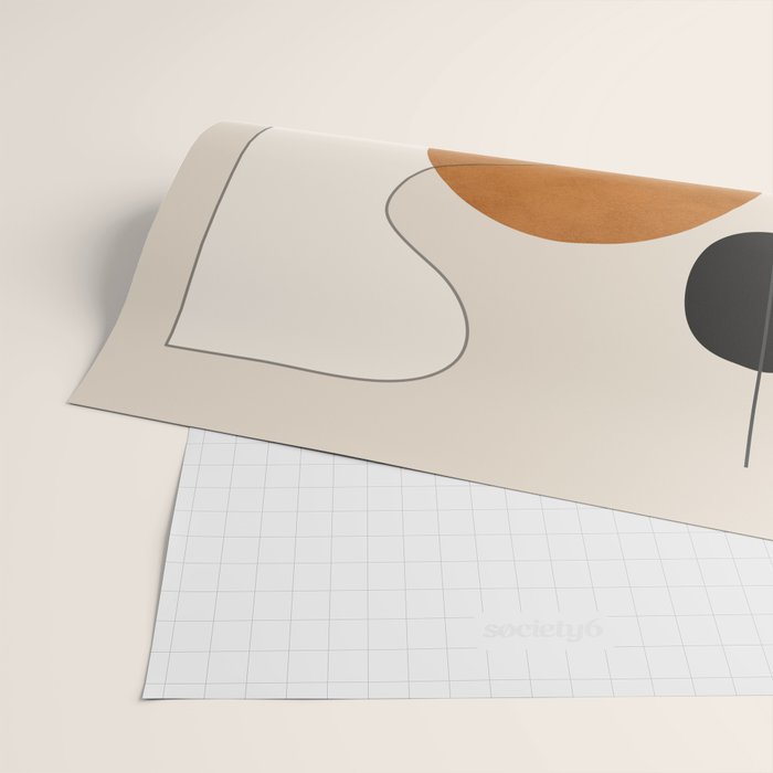 Abstract Minimal Shapes 135 Wrapping Paper Gallery Image 2