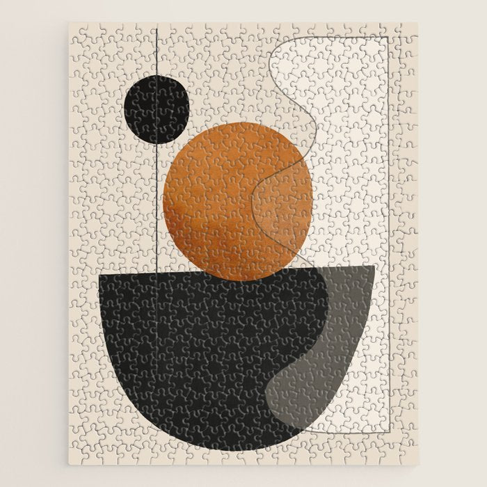 Abstract Minimal Shapes 135 Jigsaw Puzzle Gallery Image 1
