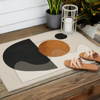 Abstract Minimal Shapes 135 Outdoor Rug Gallery Image 2