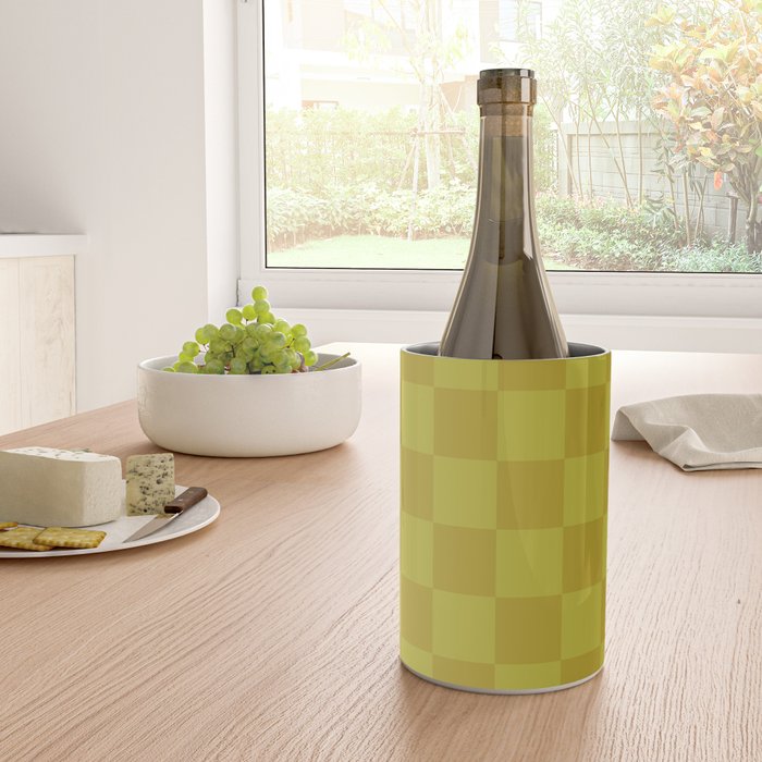 Chartreuse x Yellow Chartreuse Mixed Checker Wine Chiller Gallery Image 4