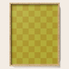 Chartreuse x Yellow Chartreuse Mixed Checker Serving Tray Gallery Image 1