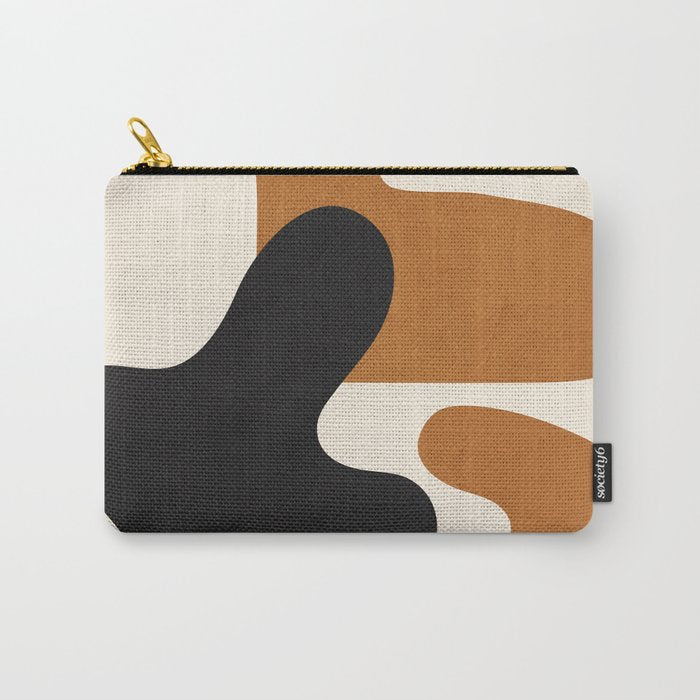 Abstract Art Minimal Shape 6 Carry All Pouch Gallery Image 1
