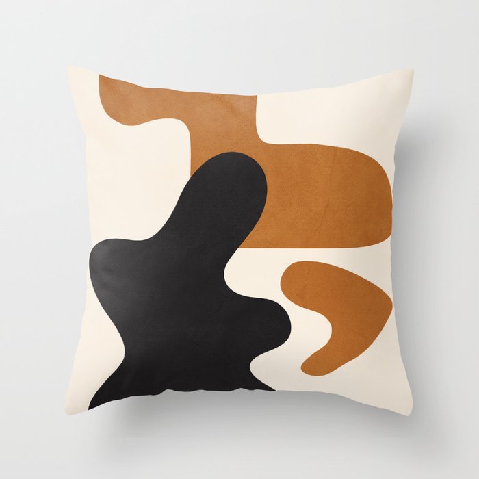 Abstract Art Minimal Shape 6 Throw Pillow Gallery Image 6