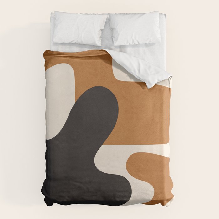 Abstract Art Minimal Shape 6 Duvet Cover Gallery Image 1