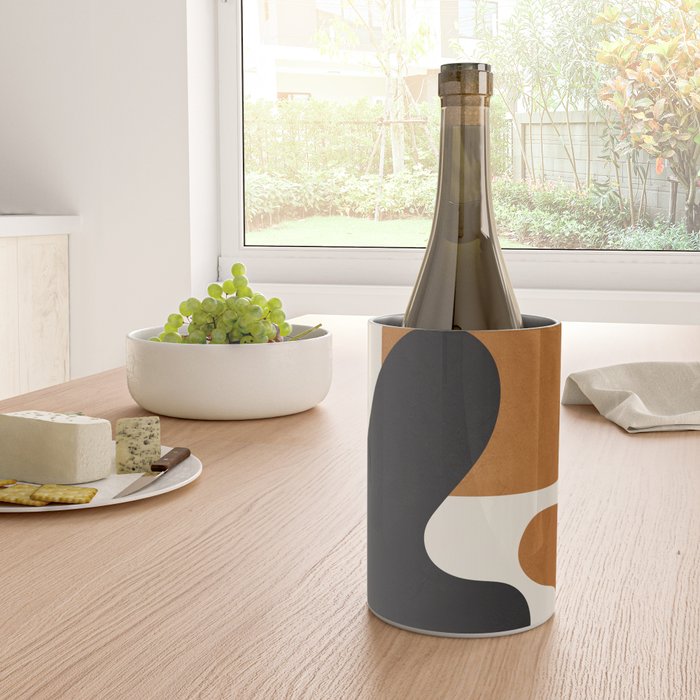 Abstract Art Minimal Shape 6 Wine Chiller Gallery Image 4