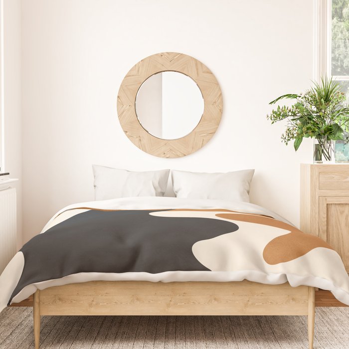 Abstract Art Minimal Shape 6 Duvet Cover Gallery Image 3