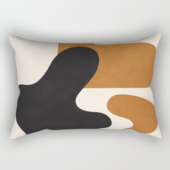 Abstract Art Minimal Shape 6 Rectangular Pillow Gallery Image 2