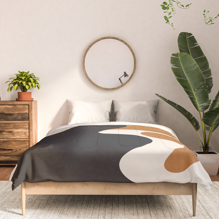 Abstract Art Minimal Shape 6 Comforter Gallery Image 3