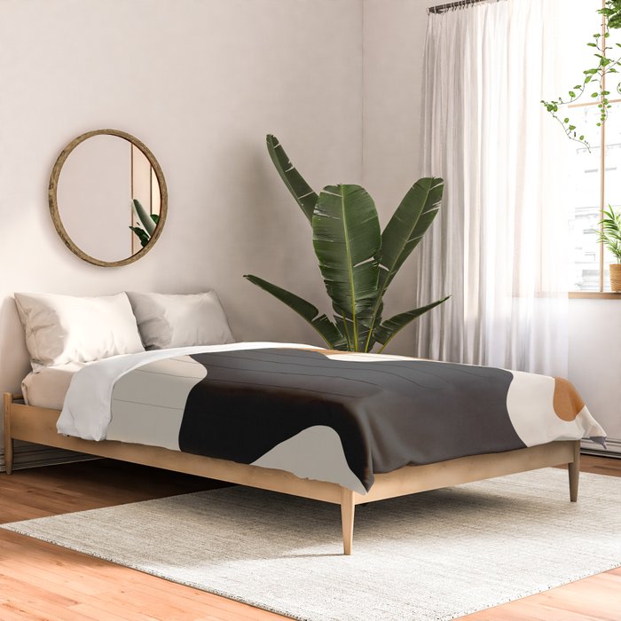 Abstract Art Minimal Shape 6 Comforter Gallery Image 2