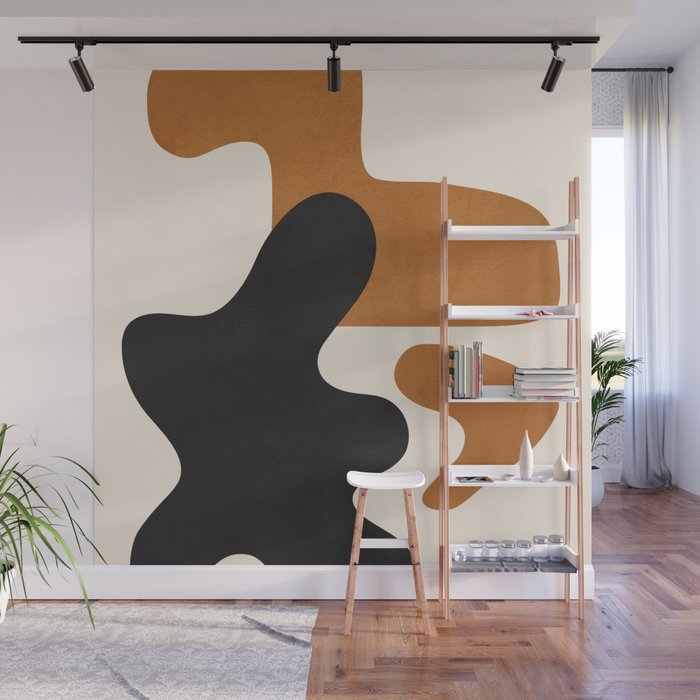 Abstract Art Minimal Shape 6 Wall Mural Gallery Image 1