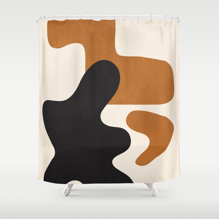 Abstract Art Minimal Shape 6 Shower Curtain Gallery Image 1