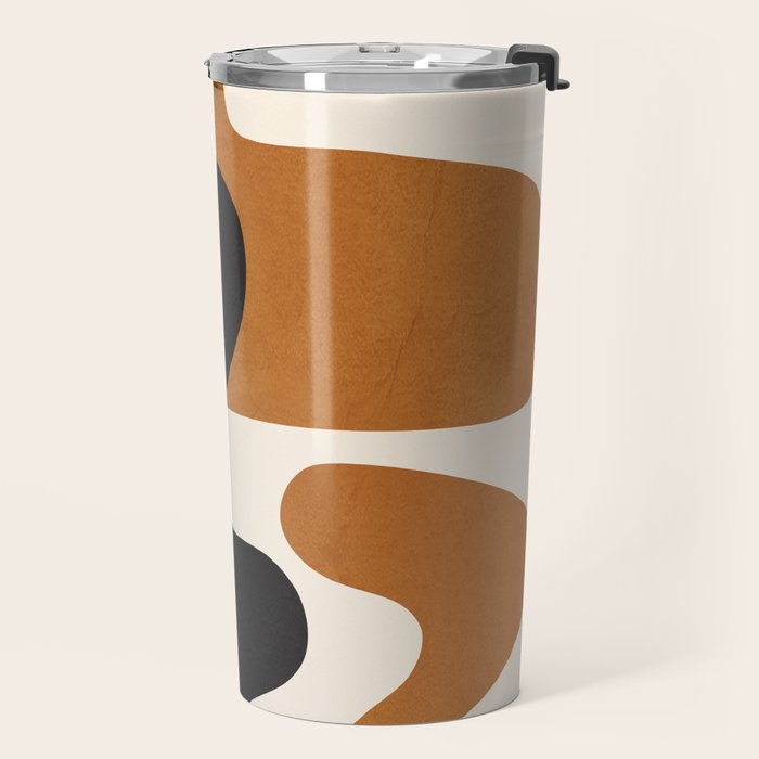 Abstract Art Minimal Shape 6 Travel Mug Gallery Image 2