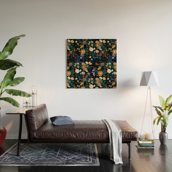 Multicolor Night Forest Wood Wall Art Gallery Image 2