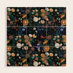 Multicolor Night Forest Wood Wall Art Gallery Image 1