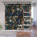Multicolor Night Forest Wall Mural Gallery Image 1