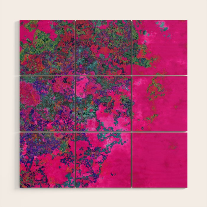 Fuchsia Dream Wood Wall Art Gallery Image 1