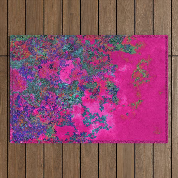 Fuchsia Dream Outdoor Rug Gallery Image 1