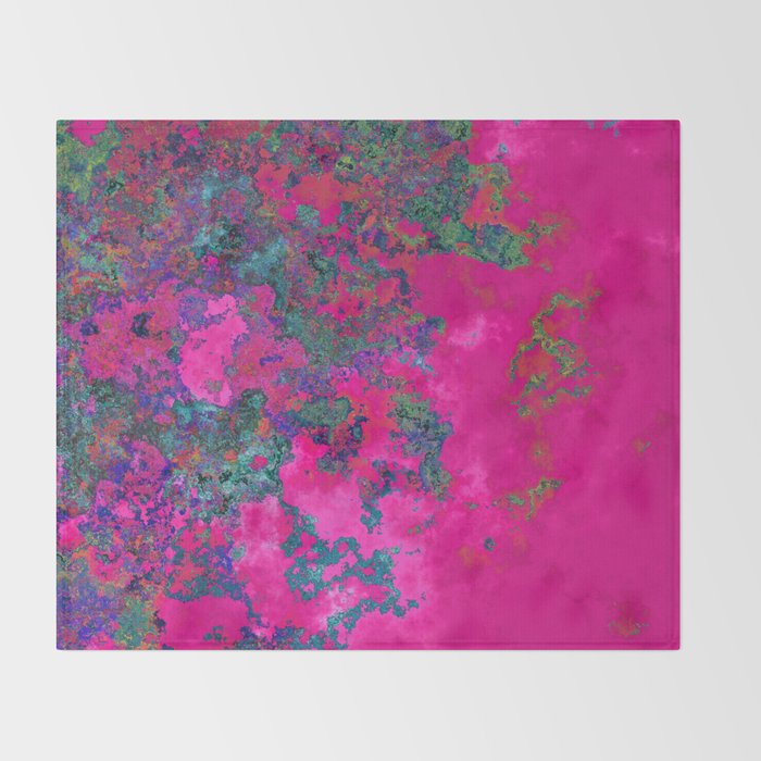 Fuchsia Dream Throw Blanket Gallery Image 2