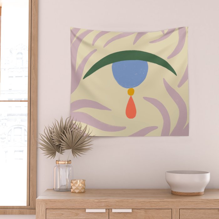 TEAR DROP Wall Tapestry Gallery Image 2