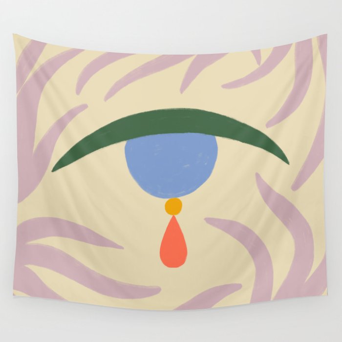 TEAR DROP Wall Tapestry Gallery Image 4