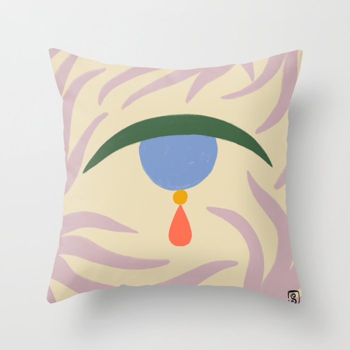 TEAR DROP Throw Pillow Gallery Image 6