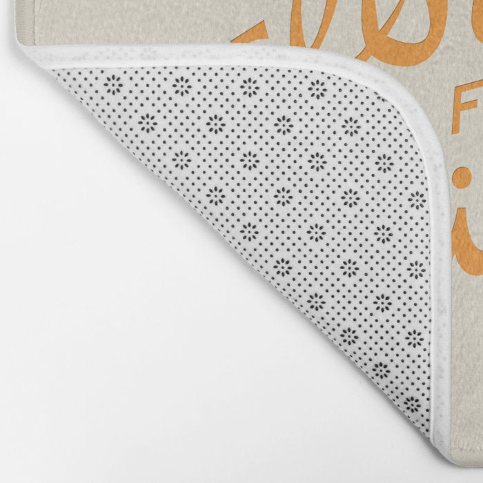 Il dolce far niente (The sweetness of doing nothing) - Orange Bath Mat Gallery Image 2