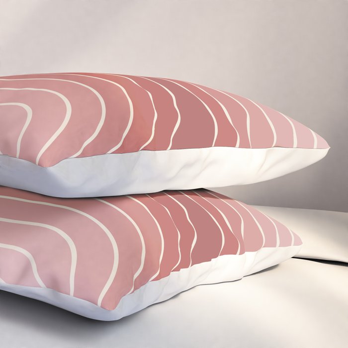 Gradient Curvature VI Pillow Sham Gallery Image 3