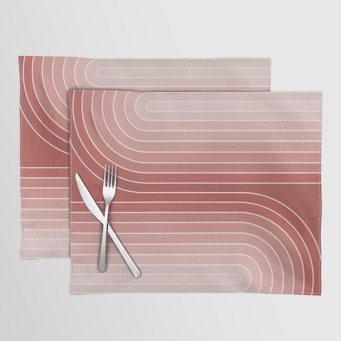 Gradient Curvature VI Placemat Gallery Image 1