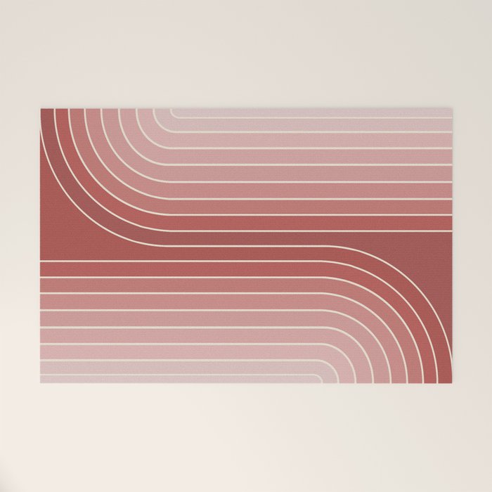 Gradient Curvature VI Welcome Mat Gallery Image 1