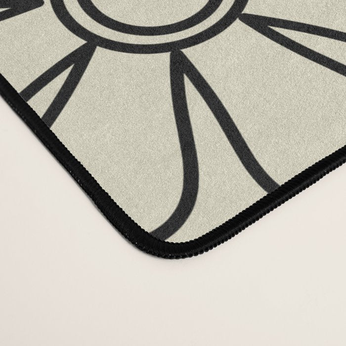 Vibrant Retro Garden Groovy Colorful 60s 70s Floral Pattern Desk Mat Gallery Image 4