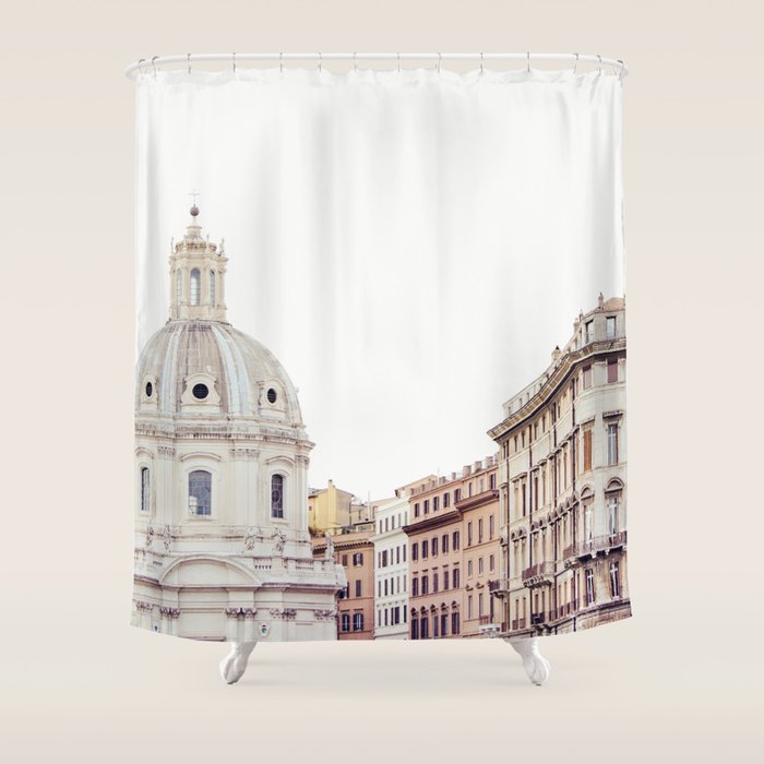 Simply Rome - Italy Travel Photography Shower Curtain Gallery Image 1