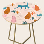 Rainbow cheetahs Side Table Gallery Image 2