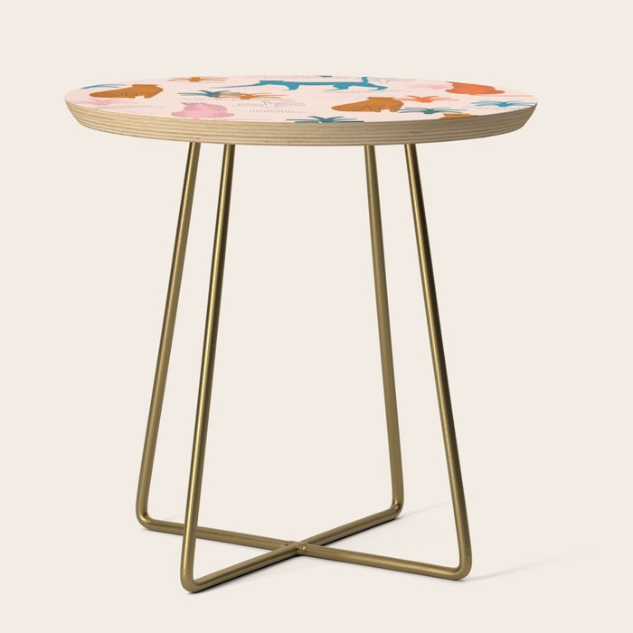 Rainbow cheetahs Side Table Gallery Image 1