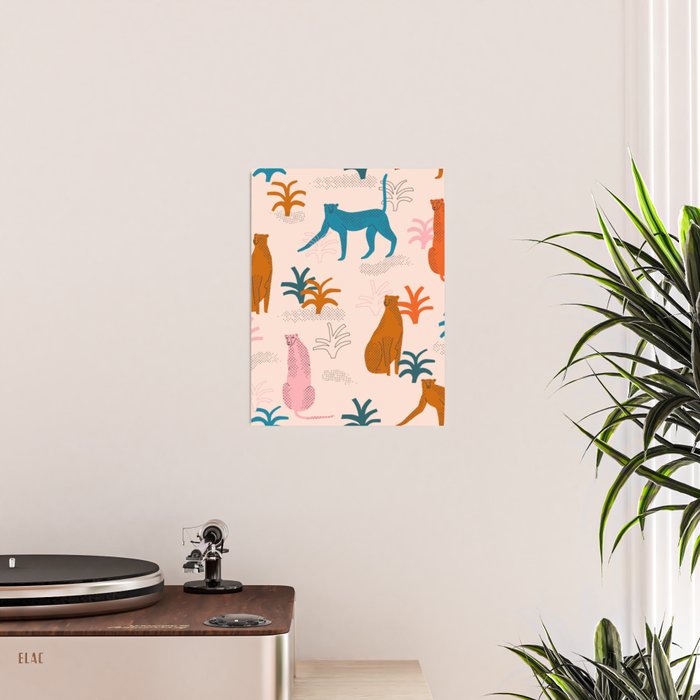 Rainbow cheetahs Poster Gallery Image 2