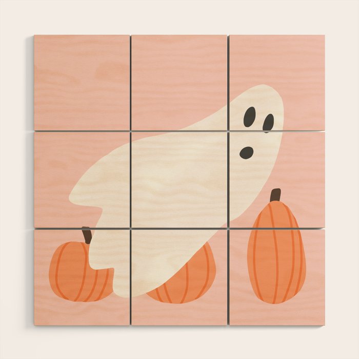 Pastel Ghost Wood Wall Art Gallery Image 1
