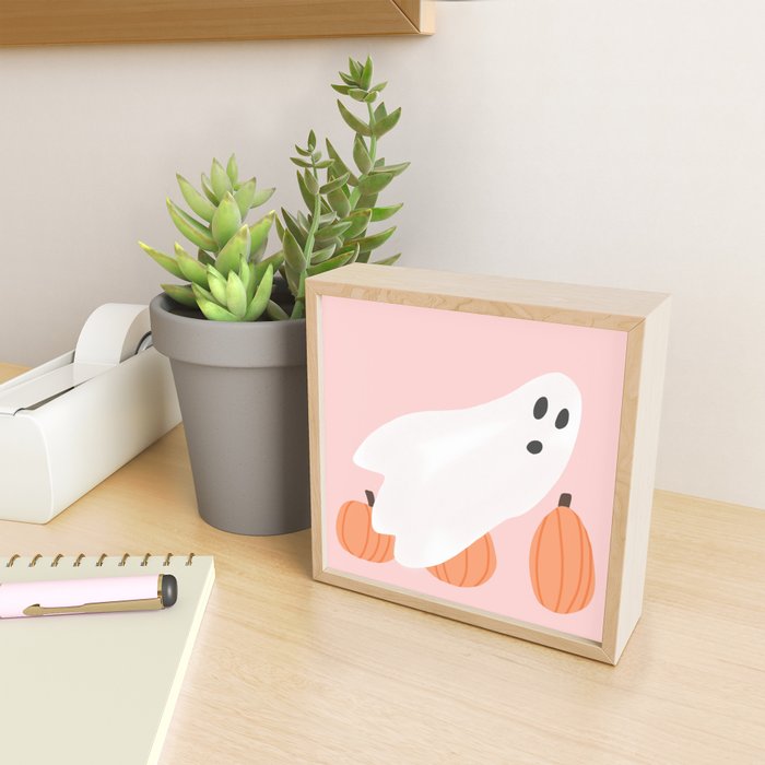 Pastel Ghost Mini Art Print Gallery Image 2