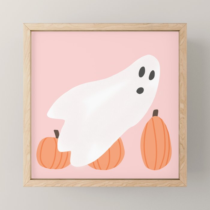 Pastel Ghost Mini Art Print Gallery Image 1