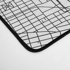 New York City White Map Desk Mat Gallery Image 4