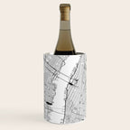 New York City White Map Wine Chiller Gallery Image 2