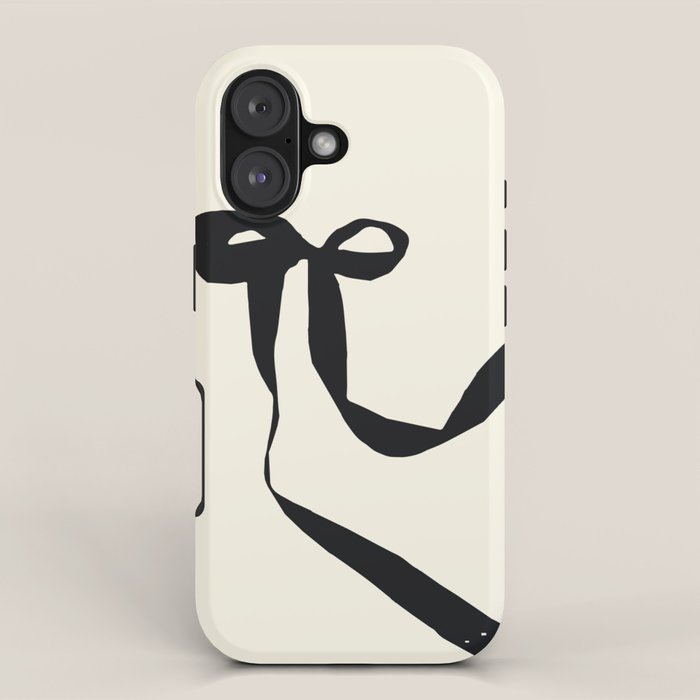 Black Bow iPhone Case Gallery Image 1