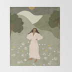 No Ceiling in the Garden Throw Blanket Gallery Image 2