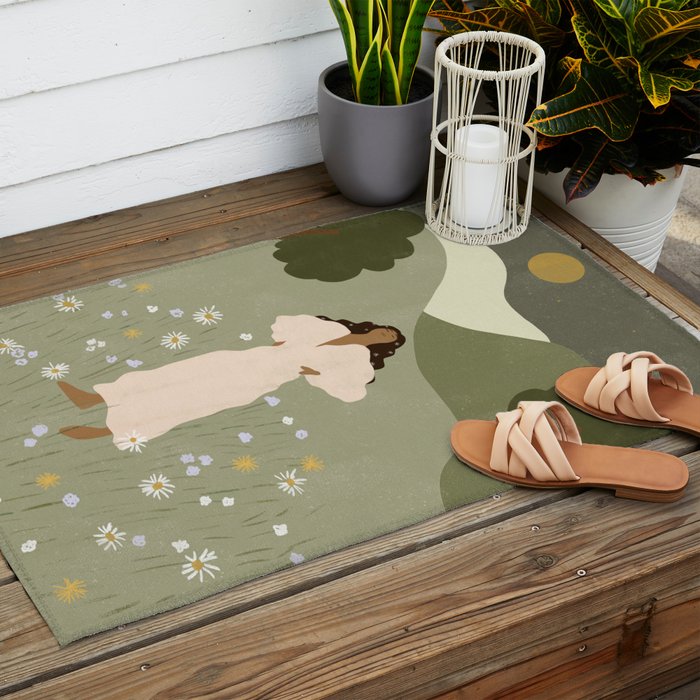 No Ceiling in the Garden Outdoor Rug Gallery Image 2