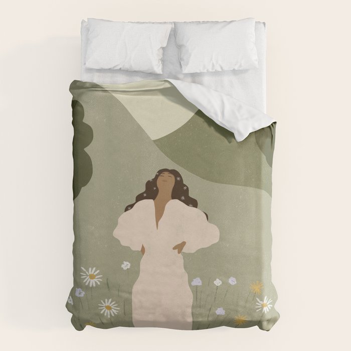 No Ceiling in the Garden Duvet Cover Gallery Image 6