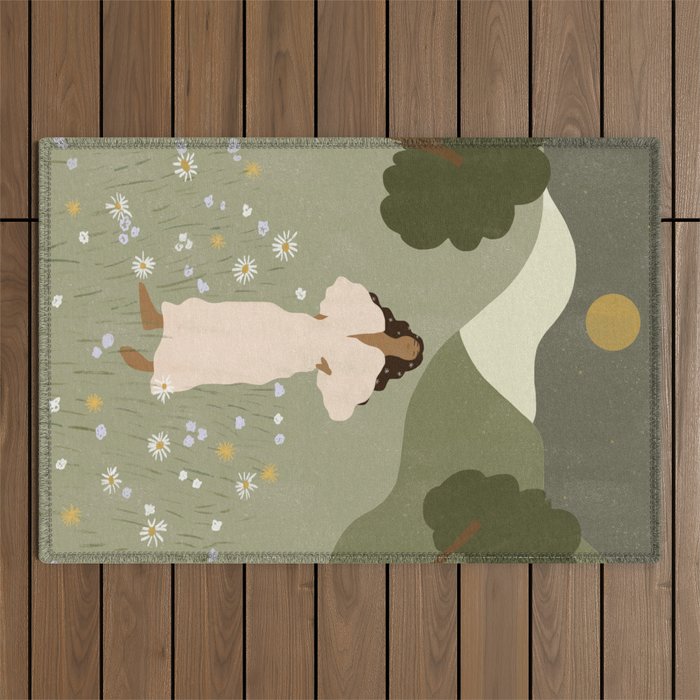 No Ceiling in the Garden Outdoor Rug Gallery Image 1