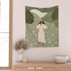 No Ceiling in the Garden Wall Tapestry Gallery Image 2