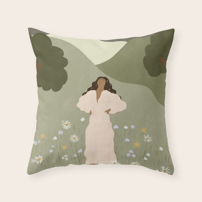 No Ceiling in the Garden Throw Pillow Gallery Image 6