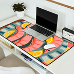 Shrimp Picnic Desk Mat Gallery Image 2