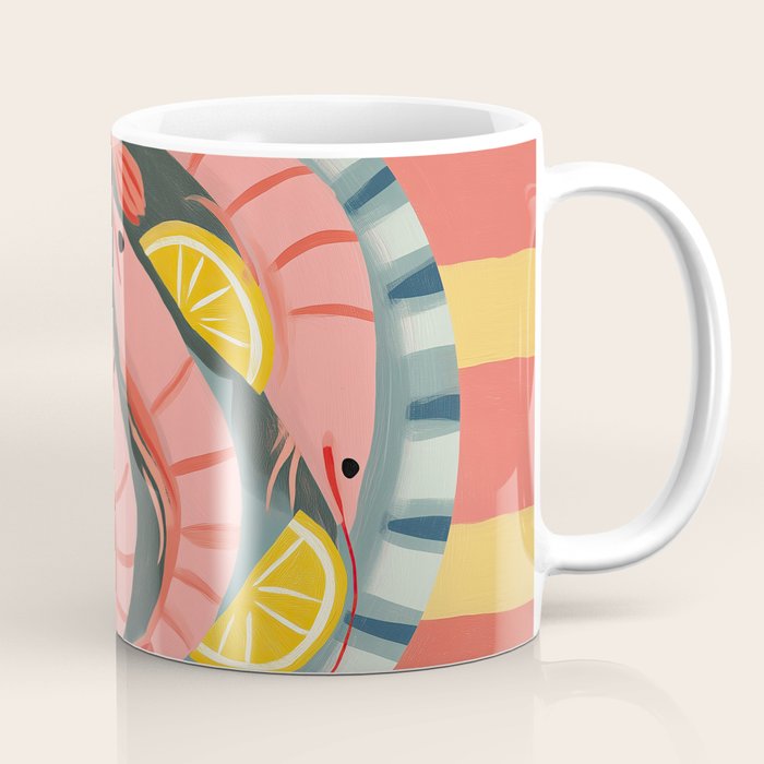 Shrimp Picnic Coffee Mug Gallery Image 1
