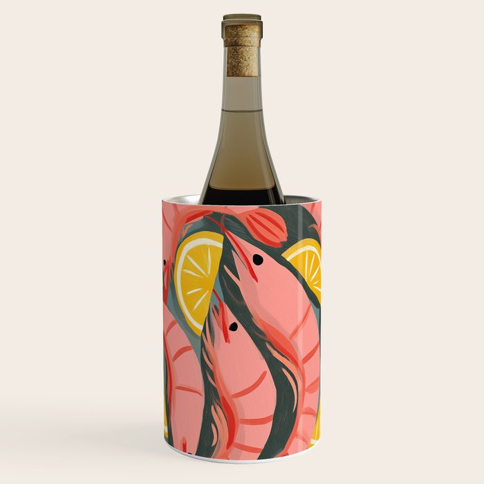 Shrimp Picnic Wine Chiller Gallery Image 1
